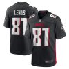 NFL Men's Atlanta Falcons Brayden Lenius Nike Black Game Jersey