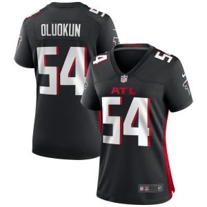 NFL Women's Atlanta Falcons Foyesade Oluokun Nike Black Game Jersey
