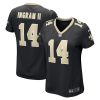 NFL Women's New Orleans Saints Mark Ingram II Nike Black Game Jersey