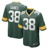 NFL Men's Green Bay Packers Innis Gaines Nike Green Game Jersey