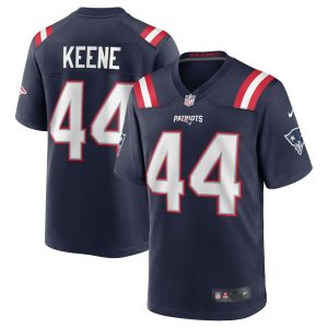 NFL Men's New England Patriots Dalton Keene Nike Navy Team Game Jersey
