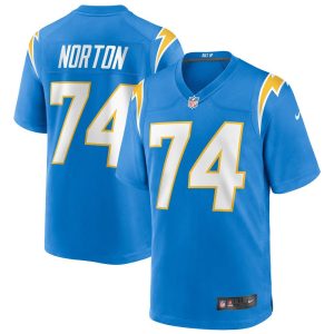NFL Men's Los Angeles Chargers Storm Norton Nike Powder Blue Team Game Jersey