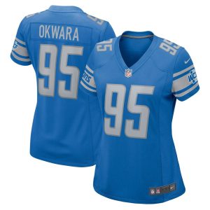 NFL Women's Detroit Lions Romeo Okwara Nike Blue Game Jersey