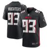 NFL Men's Atlanta Falcons James Vaughters Nike Black Game Jersey