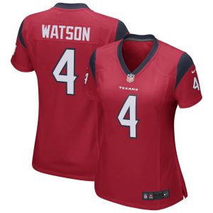 NFL Women's Houston Texans Deshaun Watson Nike Red Team Color Game Jersey