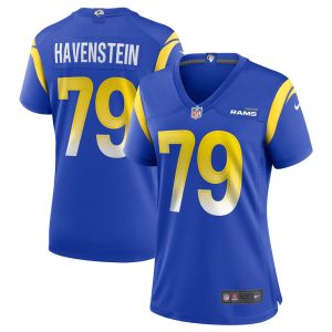NFL Women's Los Angeles Rams Rob Havenstein Nike Royal Game Jersey