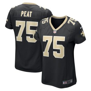 NFL Women's New Orleans Saints Andrus Peat Nike Black Game Jersey