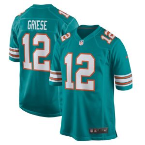 NFL Men's Miami Dolphins Bob Griese Nike Aqua Retired Player Jersey