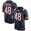 NFL Men's Chicago Bears Patrick Scales Nike Navy Game Jersey