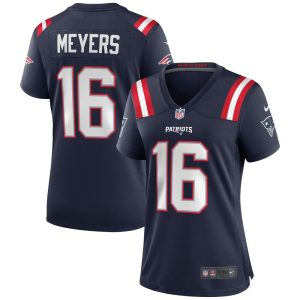 NFL Women's New England Patriots Jakobi Meyers Nike Navy Game Jersey