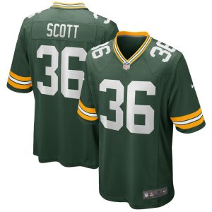 NFL Men's Green Bay Packers Vernon Scott Nike Green Player Game Jersey