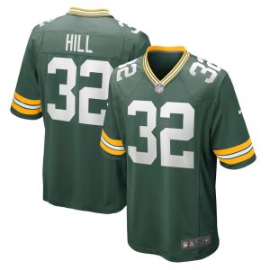 NFL Men's Green Bay Packers Kylin Hill Nike Green Game Jersey
