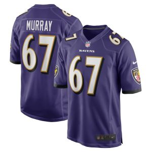 NFL Men's Baltimore Ravens James Murray Nike Purple Player Game Jersey