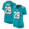NFL Women's Miami Dolphins Brandon Jones Nike Aqua Team Game Jersey