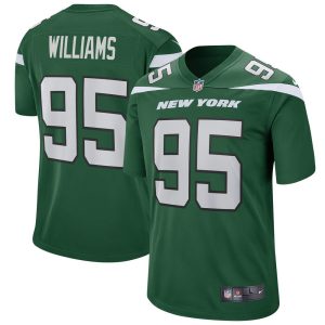 NFL Quinnen Williams New York Jets Nike Game Player Jersey - Gotham Green