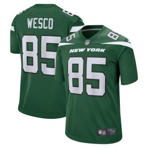 NFL Men's New York Jets Trevon Wesco Nike Gotham Green Game Jersey