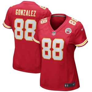 NFL Women's Kansas City Chiefs Tony Gonzalez Nike Red Game Retired Player Jersey