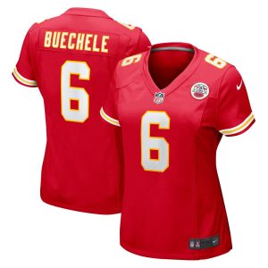 NFL Women's Kansas City Chiefs Shane Buechele Nike Red Game Jersey