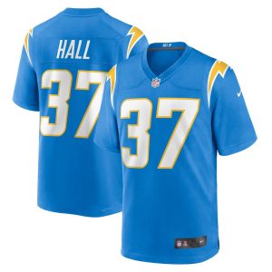 NFL Men's Los Angeles Chargers Kemon Hall Nike Powder Blue Game Jersey