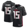 NFL Men's Atlanta Falcons Feleipe Franks Nike Black Game Jersey
