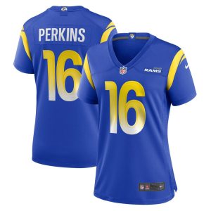 NFL Women's Los Angeles Rams Bryce Perkins Nike Royal Game Player Jersey