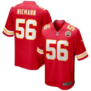 NFL Men's Kansas City Chiefs Ben Niemann Nike Red Game Jersey