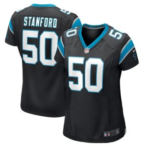 NFL Women's Carolina Panthers Julian Stanford Nike Black Game Player Jersey