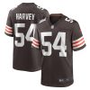 NFL Men's Cleveland Browns Willie Harvey Nike Brown Player Game Jersey