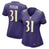 NFL Women's Baltimore Ravens Ricky Person Nike Purple Player Game Jersey