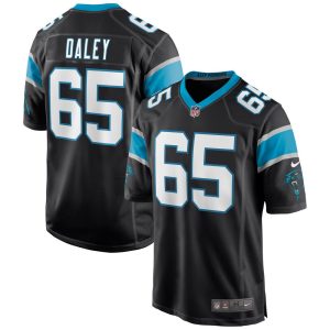 NFL Men's Carolina Panthers Dennis Daley Nike Black Game Jersey