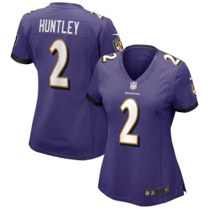 NFL Women's Baltimore Ravens Tyler Huntley Nike Purple Game Jersey