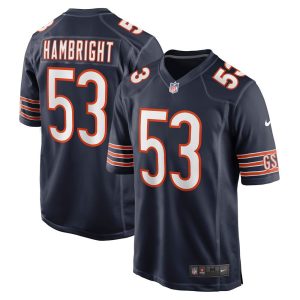NFL Men's Chicago Bears Arlington Hambright Nike Navy Player Game Jersey
