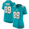 NFL Women's Miami Dolphins Nat Moore Nike Aqua Game Retired Player Jersey