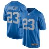 NFL Men's Detroit Lions Jeff Okudah Nike Blue Game Player Jersey