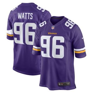 NFL Men's Minnesota Vikings Armon Watts Nike Purple Game Jersey