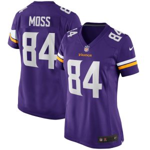 NFL Women's Minnesota Vikings Randy Moss Nike Purple Game Retired Player Jersey
