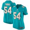 NFL Women's Miami Dolphins Zach Thomas Nike Aqua Game Retired Player Jersey