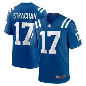 NFL Men's Indianapolis Colts Mike Strachan Nike Royal Game Jersey