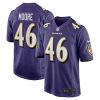 NFL Men's Baltimore Ravens Nick Moore Nike Purple Game Jersey