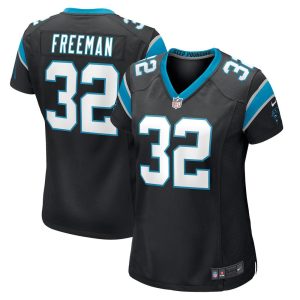NFL Women's Carolina Panthers Royce Freeman Nike Black Game Jersey