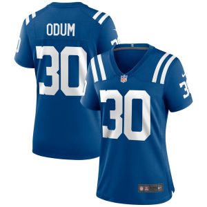NFL Women's Indianapolis Colts George Odum Nike Royal Game Jersey
