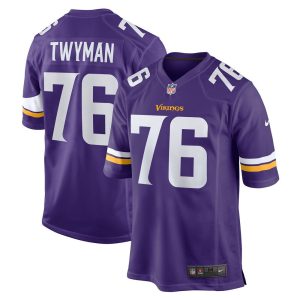 NFL Men's Minnesota Vikings Jaylen Twyman Nike Purple Game Jersey