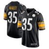 NFL Men's Pittsburgh Steelers Arthur Maulet Nike Black Game Jersey