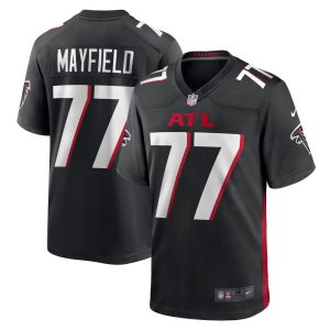 NFL Men's Atlanta Falcons Jalen Mayfield Nike Black Game Jersey
