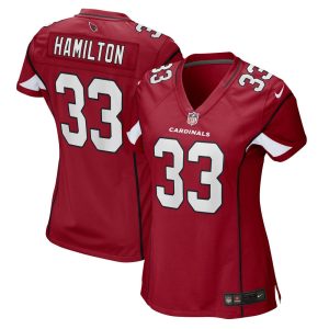 NFL Women's Arizona Cardinals Antonio Hamilton Nike Cardinal Game Jersey