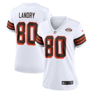 NFL Women's Cleveland Browns Jarvis Landry Nike White 1946 Collection Alternate Game Jersey