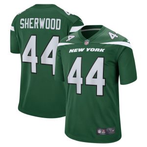 NFL Men's New York Jets Jamien Sherwood Nike Gotham Green Game Jersey