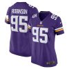 NFL Women's Minnesota Vikings Janarius Robinson Nike Purple Game Jersey