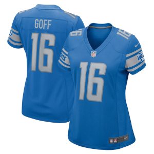 NFL Women's Detroit Lions Jared Goff Nike Blue Game Jersey