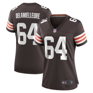 NFL Women's Cleveland Browns Joe DeLamielleure Nike Brown Game Retired Player Jersey